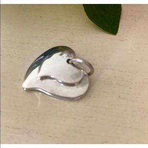 .925 Sterling Silver Double Heart 💕 Pendant